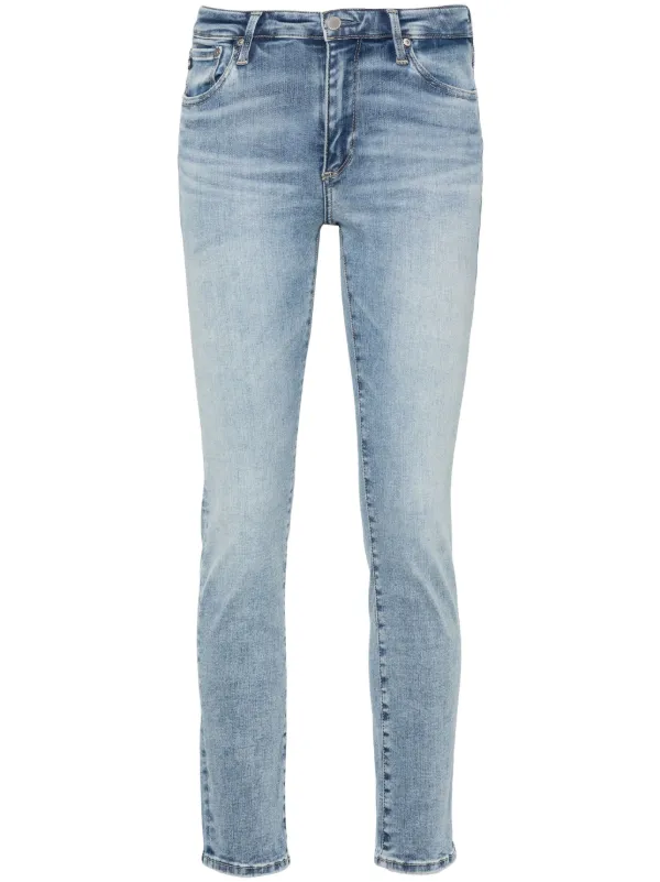 AG Jeans mid-rise Skinny Jeans Blue FARFETCH TH