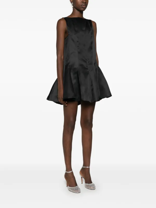 ワンピース KHAITE BLACK SILK MINI MAGS DRESS KHAITE The Mags Silk Short Dress | Black | FARFETCH