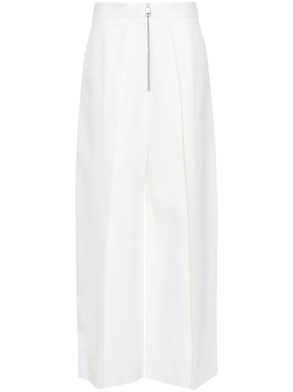 KHAITE Marine low waist pantalon Wit