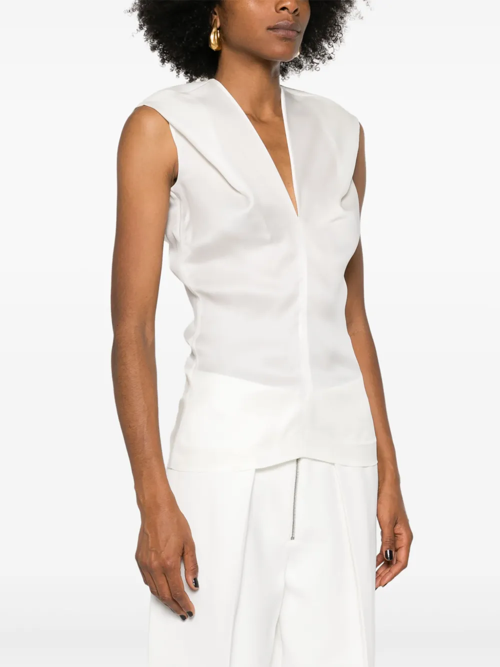 KHAITE Ami silk blouse | Tops | Image 3