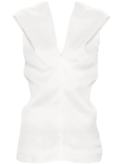 KHAITE blouse en soie - Blanc - KHAITE - Modalova