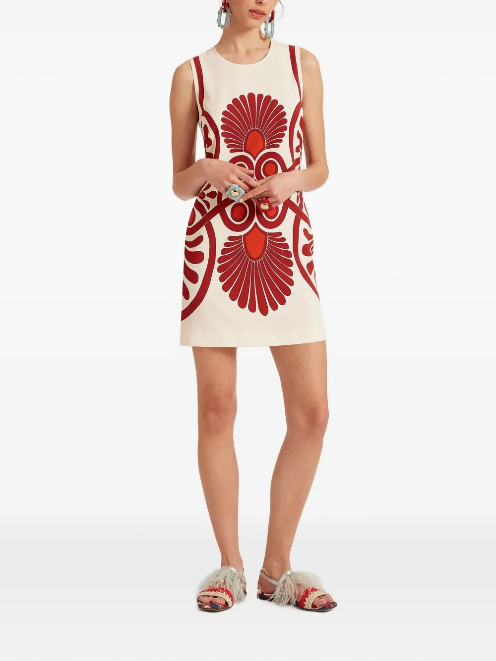 La DoubleJ Stretch Tunic in White, view 2