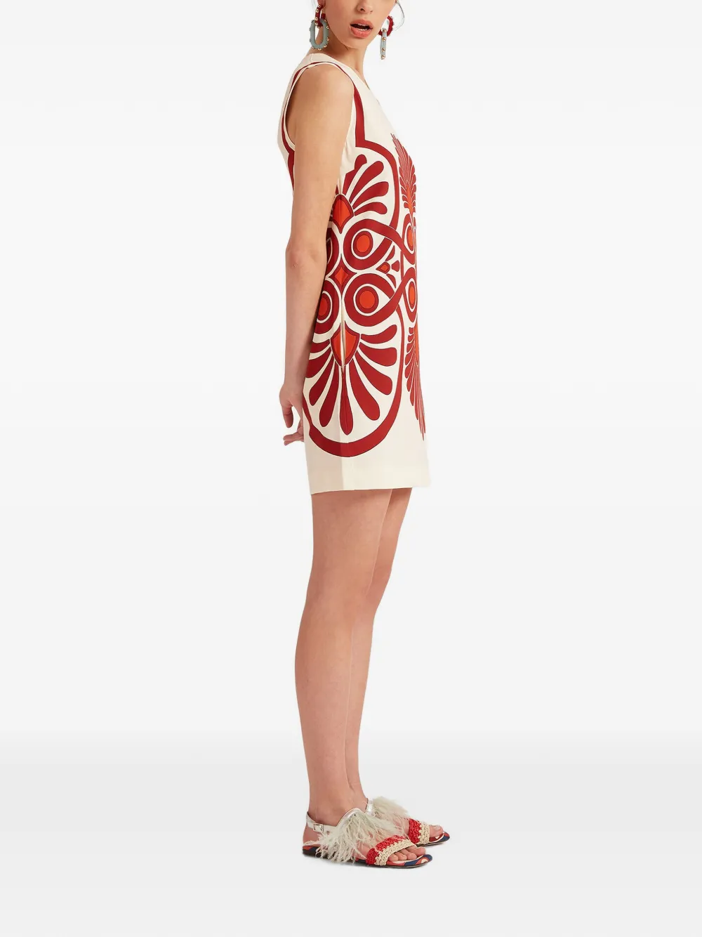 La DoubleJ Stretch Tunic in White, view 3