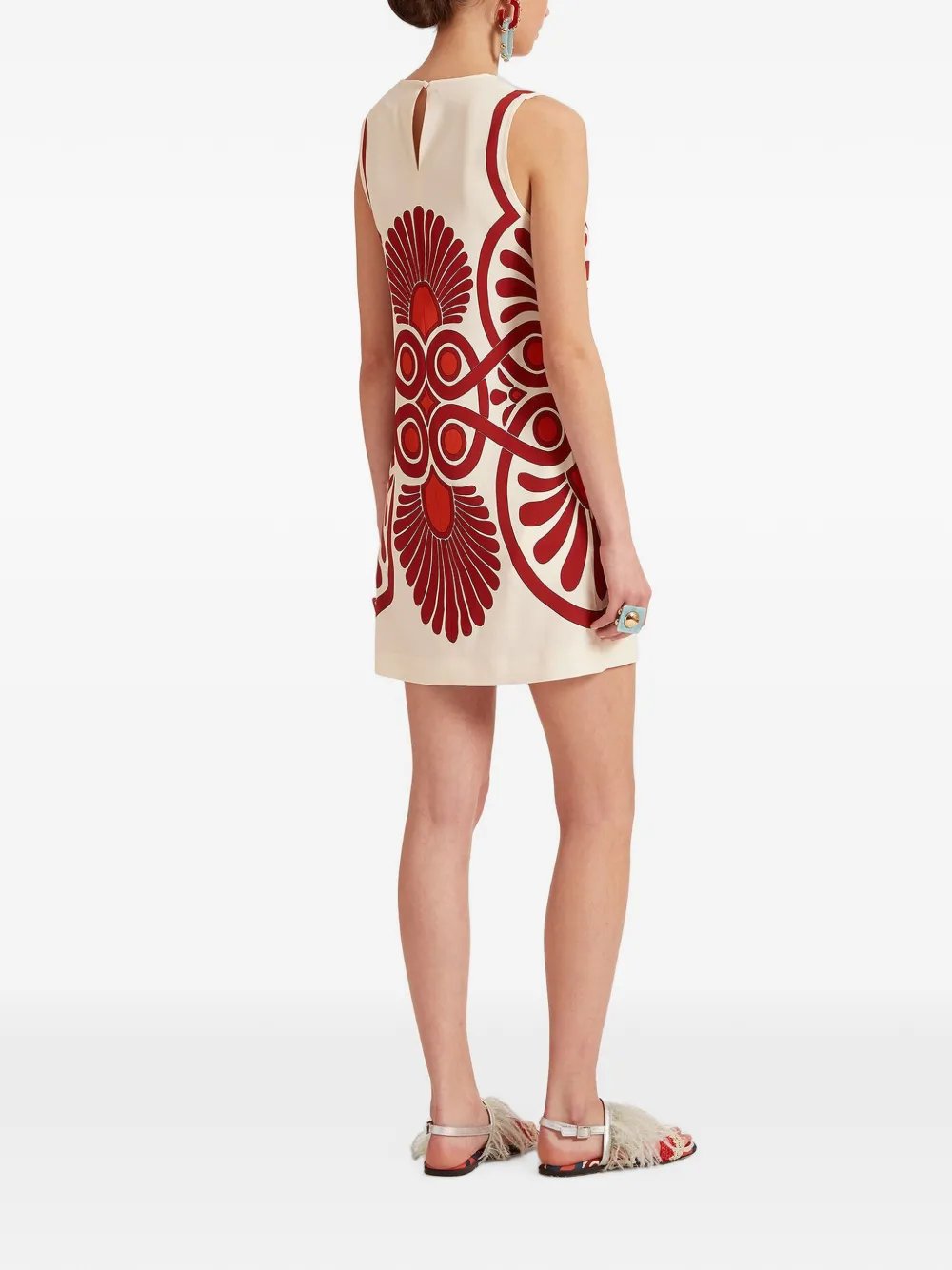 La DoubleJ Stretch Tunic in White, view 4
