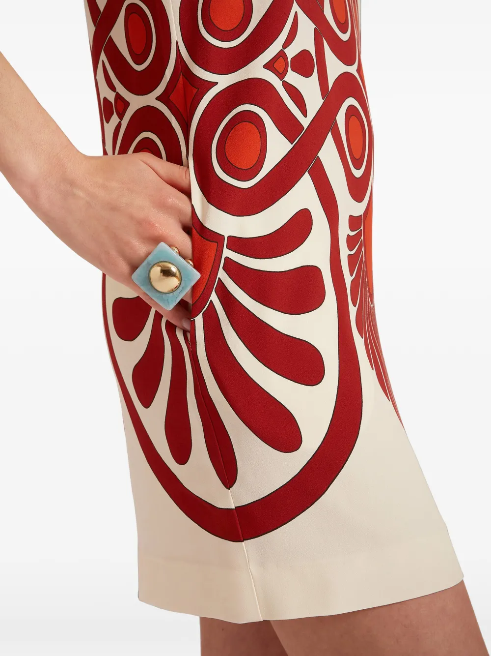 La DoubleJ Stretch Tunic in White, view 5