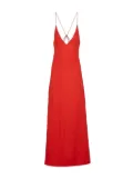 TWP Josephine linen maxi dress - Red