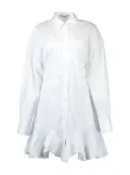 Stella McCartney godet shirt minidress - White
