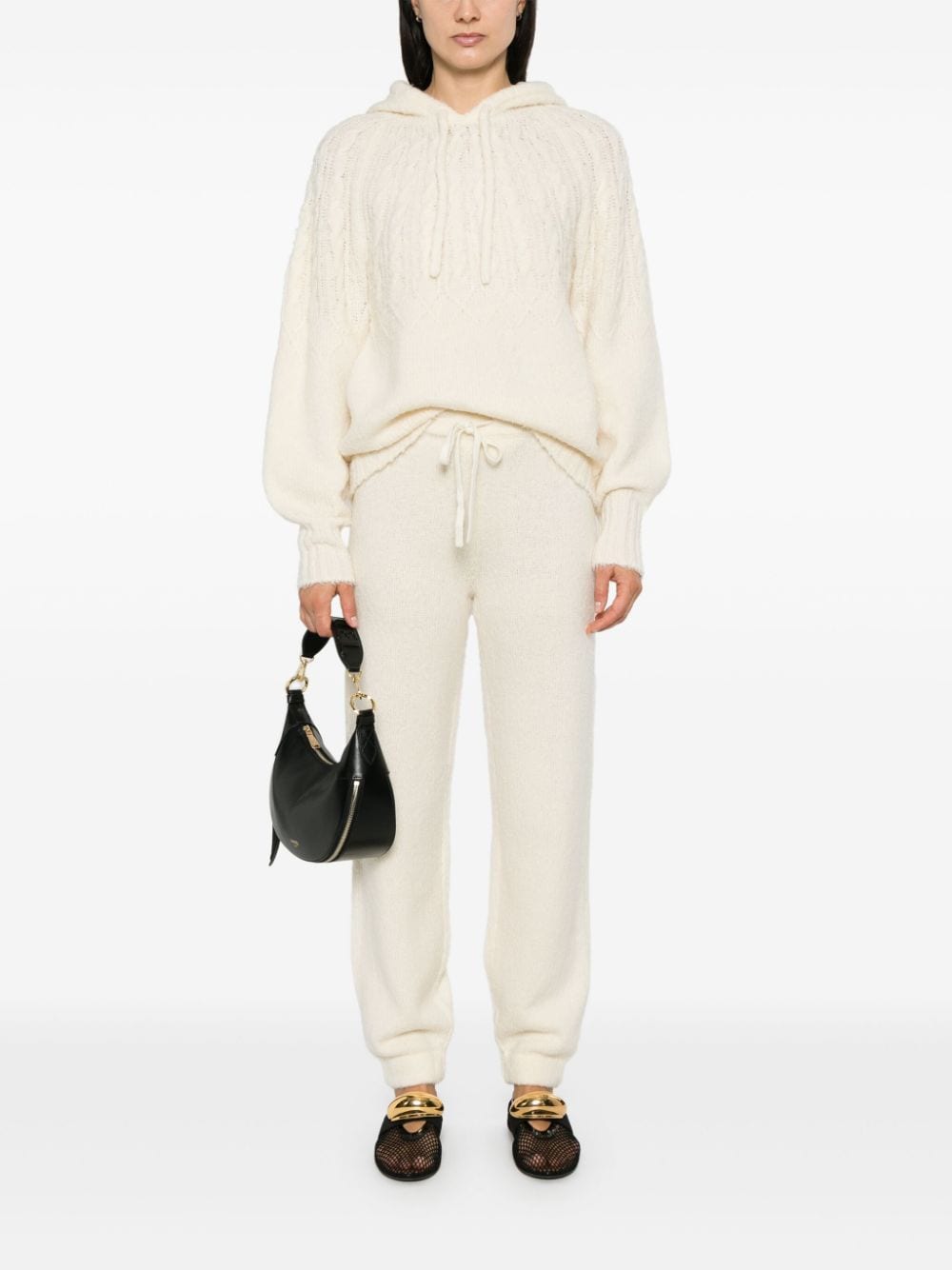 Shop Guest In Residence Cloud Knitted Hoodie In Neutrals