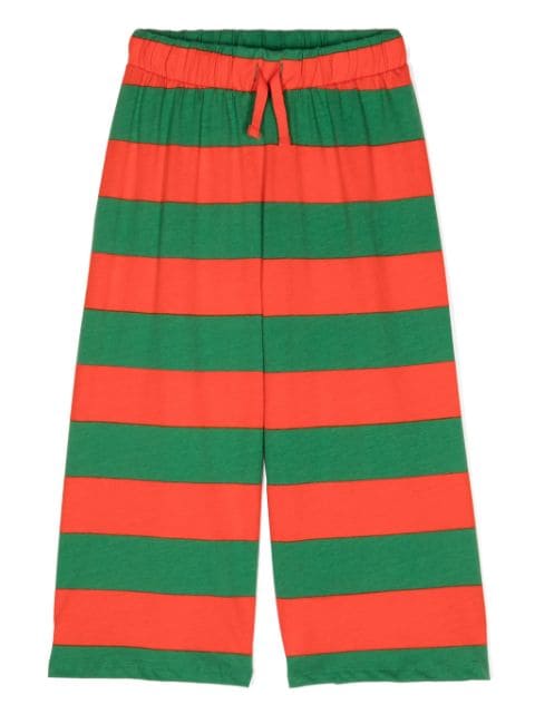 Mini Rodini striped organic cotton track pants