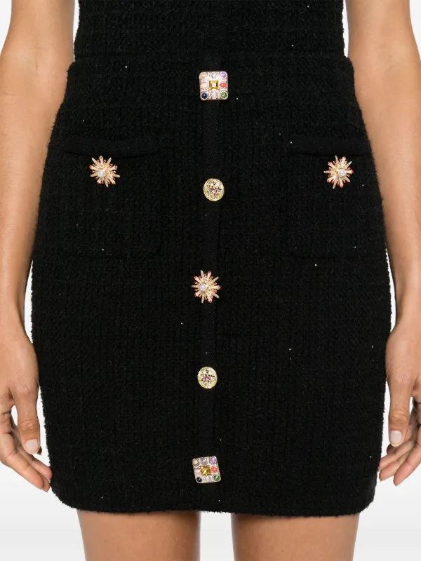ミニスカート SELF PORTRAIT Women Mini Skirts SC24 007SK BBLACK Black Mini skirt SELF PORTRAIT Woman Tg. XS STANDARD SC24007SKB