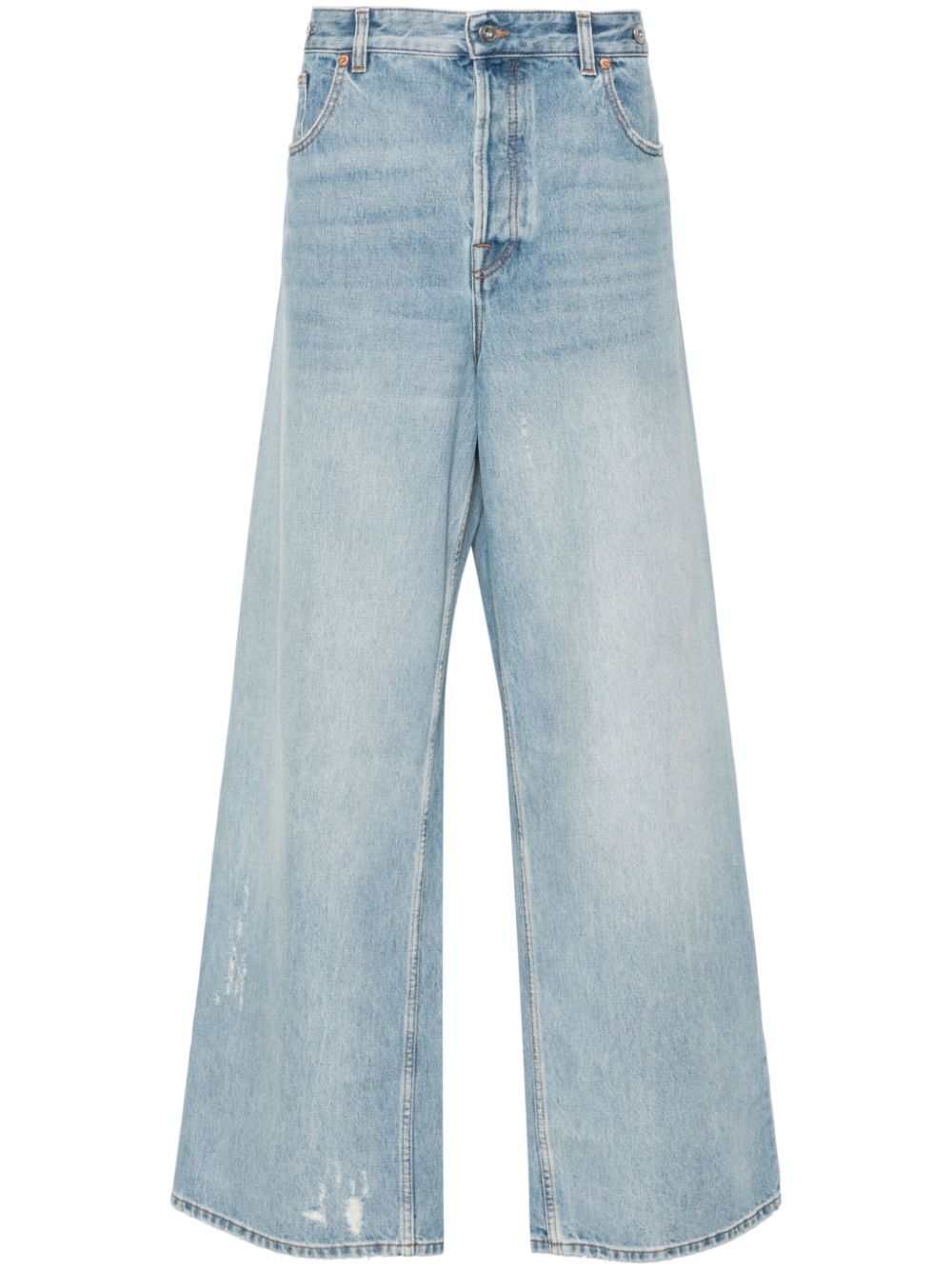 VALENTINO ADJUSTABLE-WAIST STRAIGHT-LEG JEANS