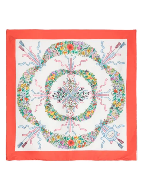 Gucci Pre-Owned fruit-print silk scarf