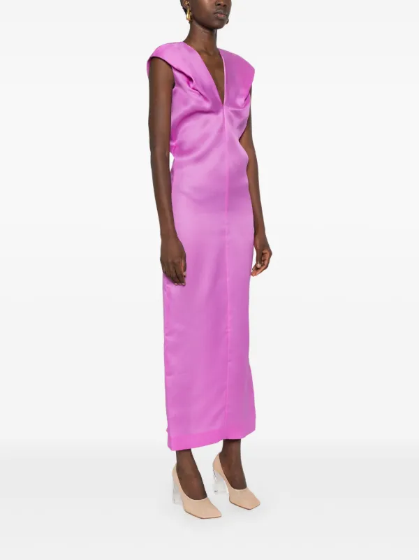 【送料&関税込】Khaite Dress The Ima KHAITE The Ima Silk Dress | Pink | FARFETCH