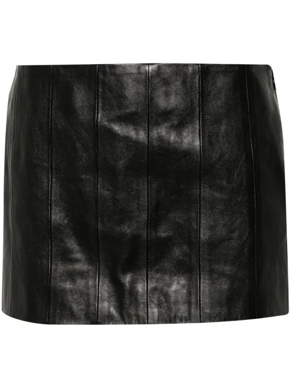 【送料&関税込】Khaite The Meelar Skirt KHAITE Meelar Mini Skirt | Black | FARFETCH