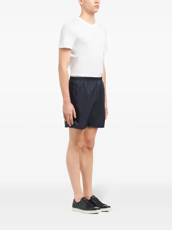 Prada Re-nylon Swim Trunks | Blue | FARFETCH