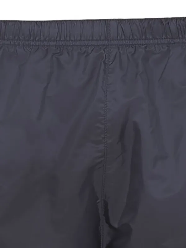 Prada Logo Patch Recycled Nylon Swim Shorts | Blue | FARFETCH