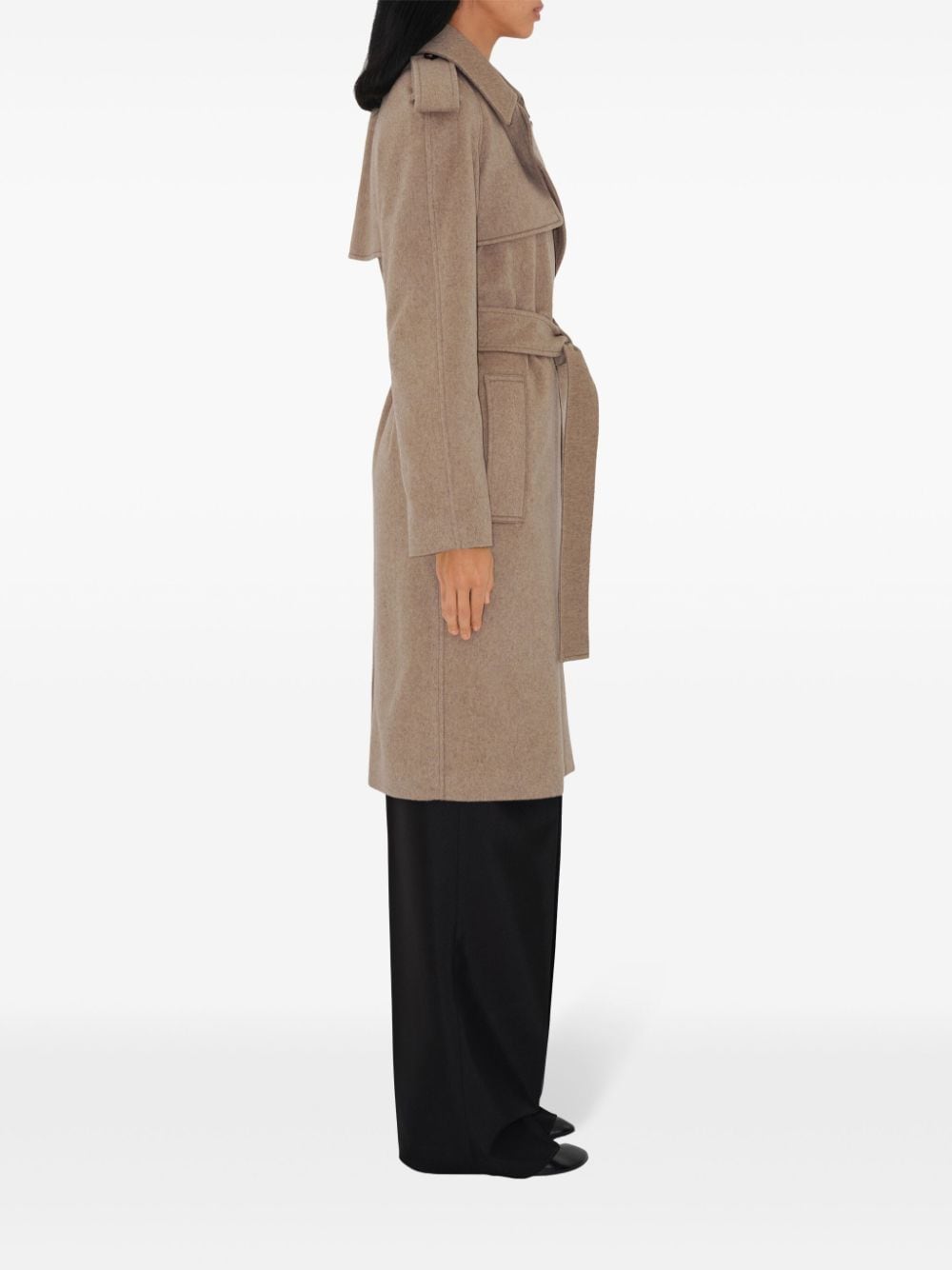 Cheap Burberry cashmere wrap coat Women