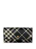 Burberry check continental wallet - Black