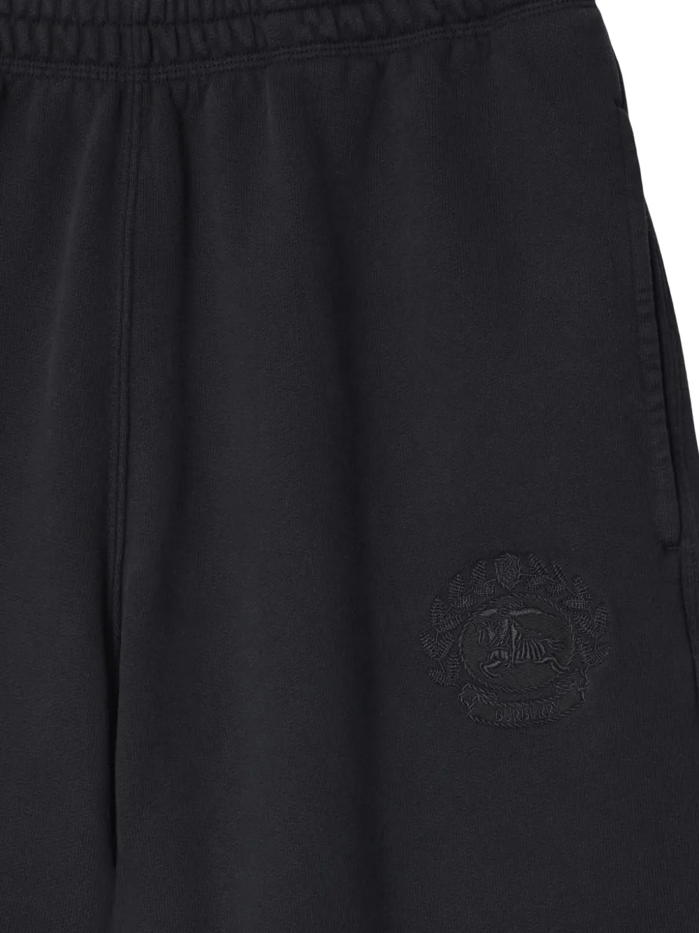 Burberry Trainingsbroek met geborduurd logo Zwart