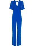 Patrizia Pepe open-back V-neck jumpsuit - Blue