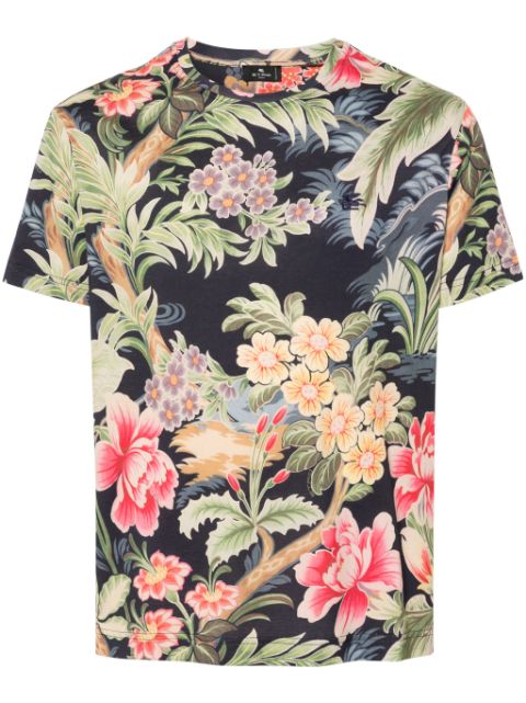 ETRO floral-print lyocell T-shirt