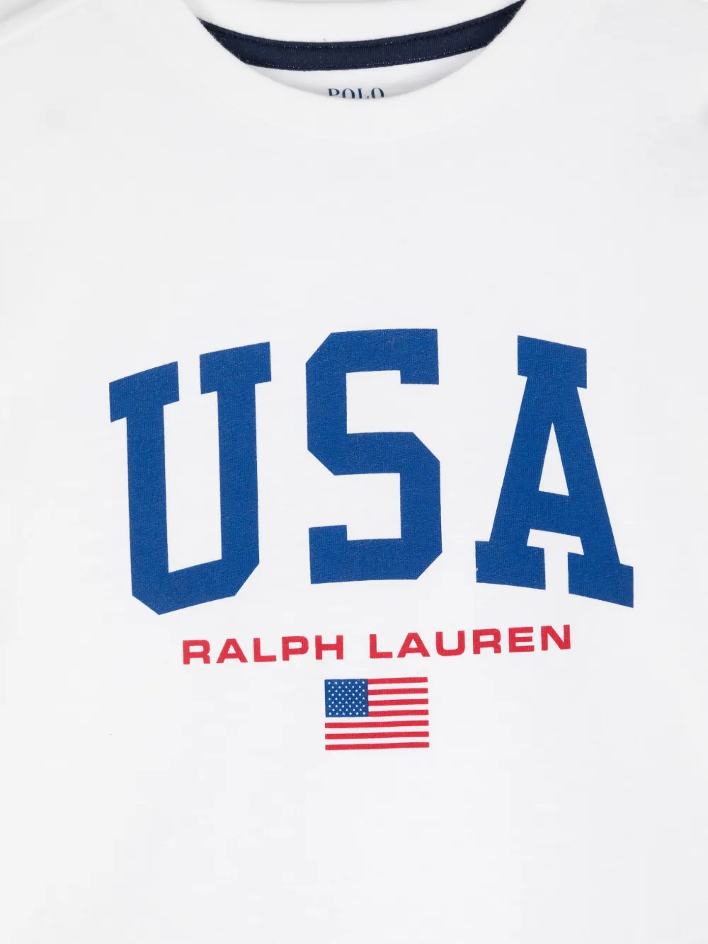 POLO RALPH LAUREN KIDS Katoenen T-shirt met logoprint Wit