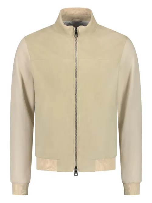 Veste bomber en daim - Borrelli - Modalova