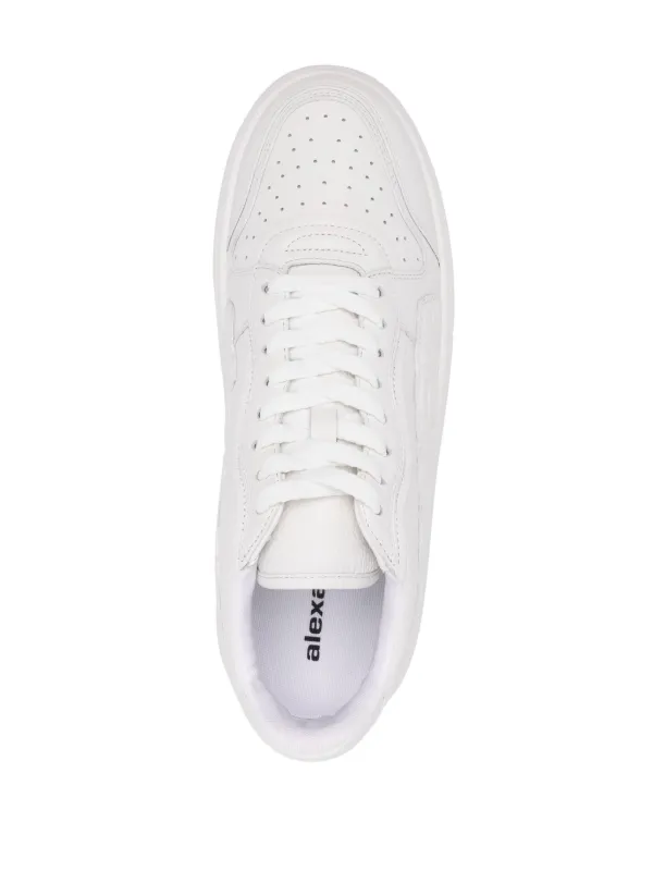 Alexander Wang Puff Leather Sneakers | White | FARFETCH