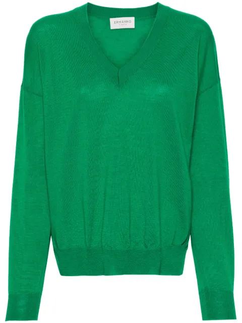 ERMANNO FIRENZE  V-neck wool jumper