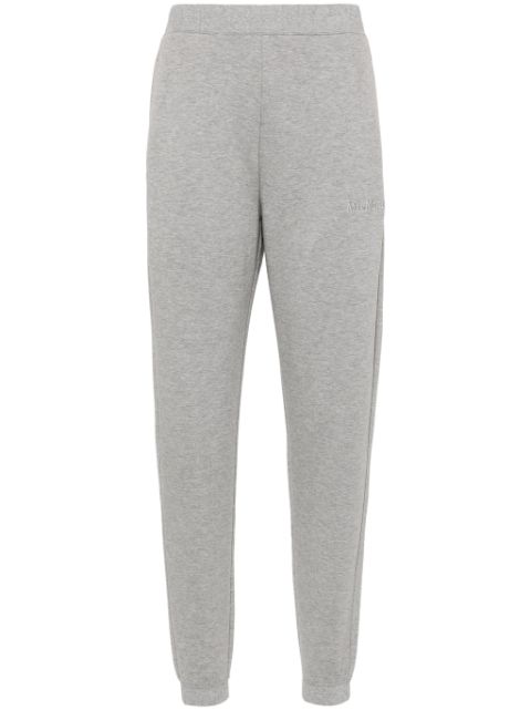 'S Max Mara logo-embroidered melange track pants Women