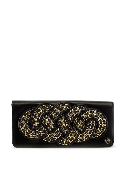 Cheap HOT SALE CHANEL 2008 Knotted clutch bag Women