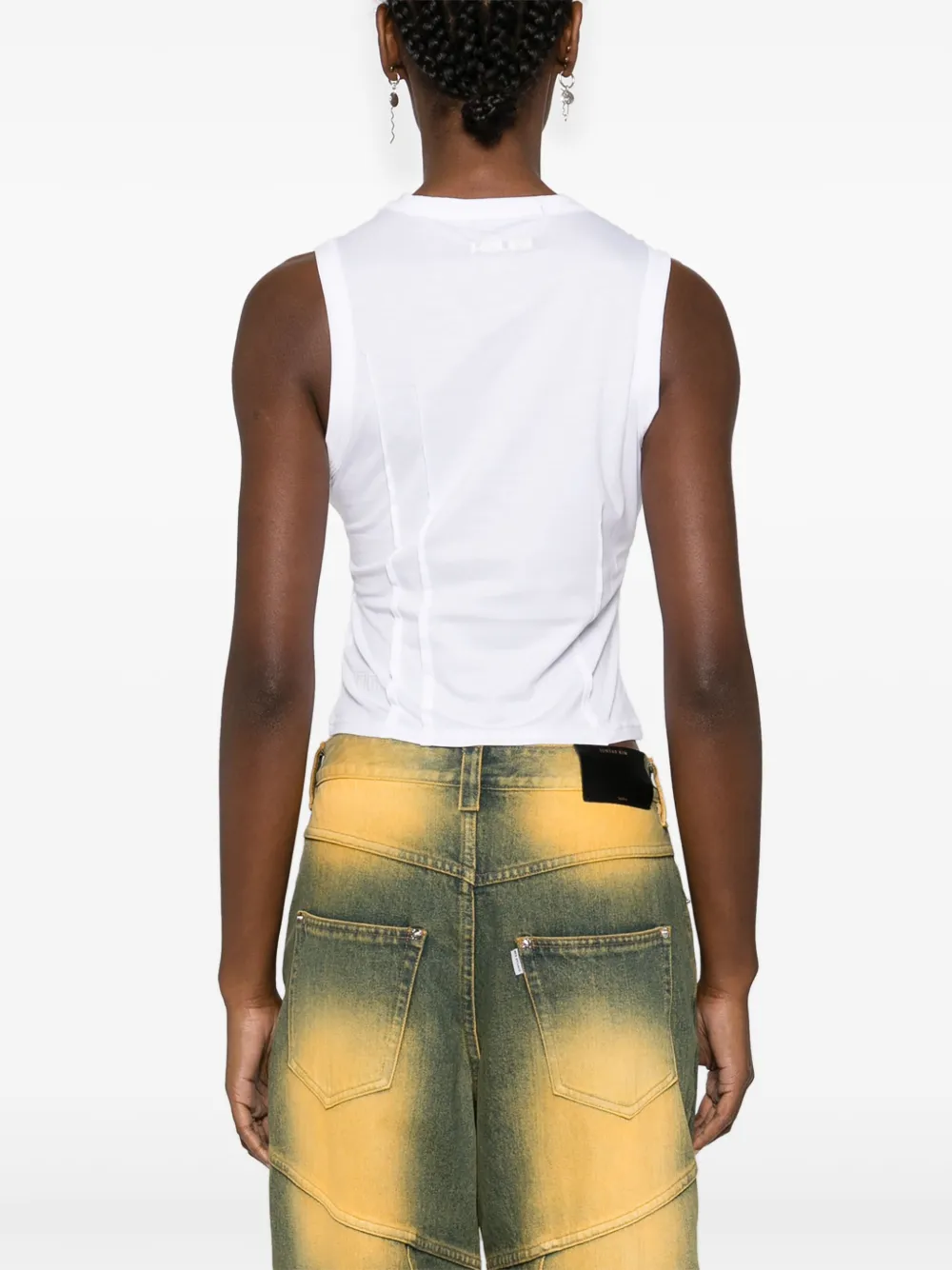 Ksubi Tanktop met ronde hals Wit