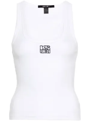 トップス Ksubi - Message Print Sleeveless Tee Women's Tanks & Singlets | Ksubi ++