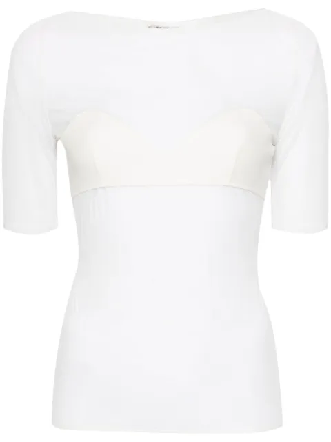 Nensi Dojaka triangle-bra jersey T-shirt
