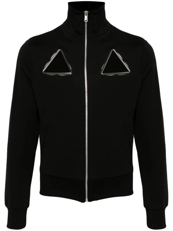 Coperni Triangle Cut-out Track Jacket in Black
