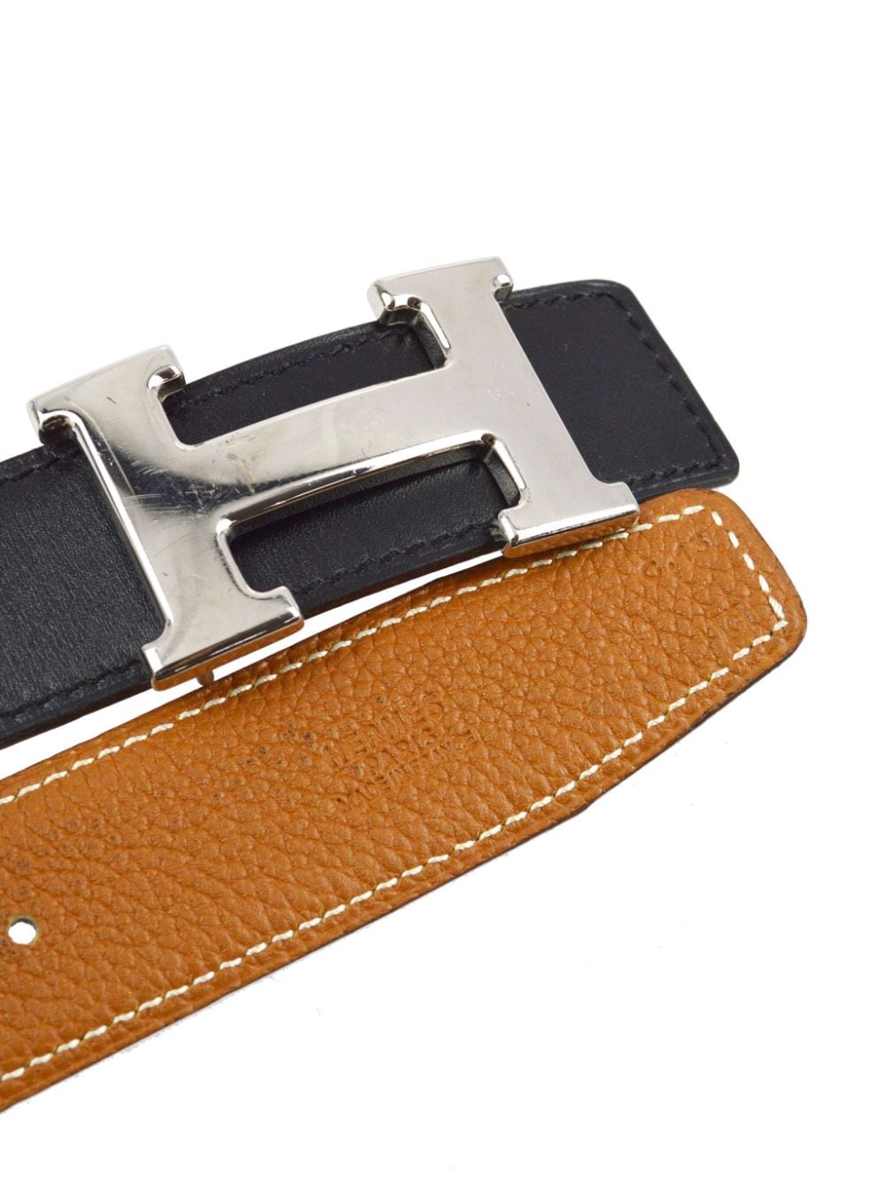 Hermès Pre-Owned 2003 Constance reversible belt - Zwart