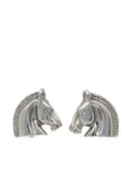 Hermès Pre-Owned 1990-2000s Horse Head clip-on earrings - Silver