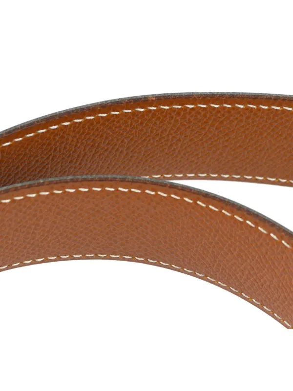 Hermès Pre-Owned 1995 Constance Reversible Belt Black FARFETCH PH