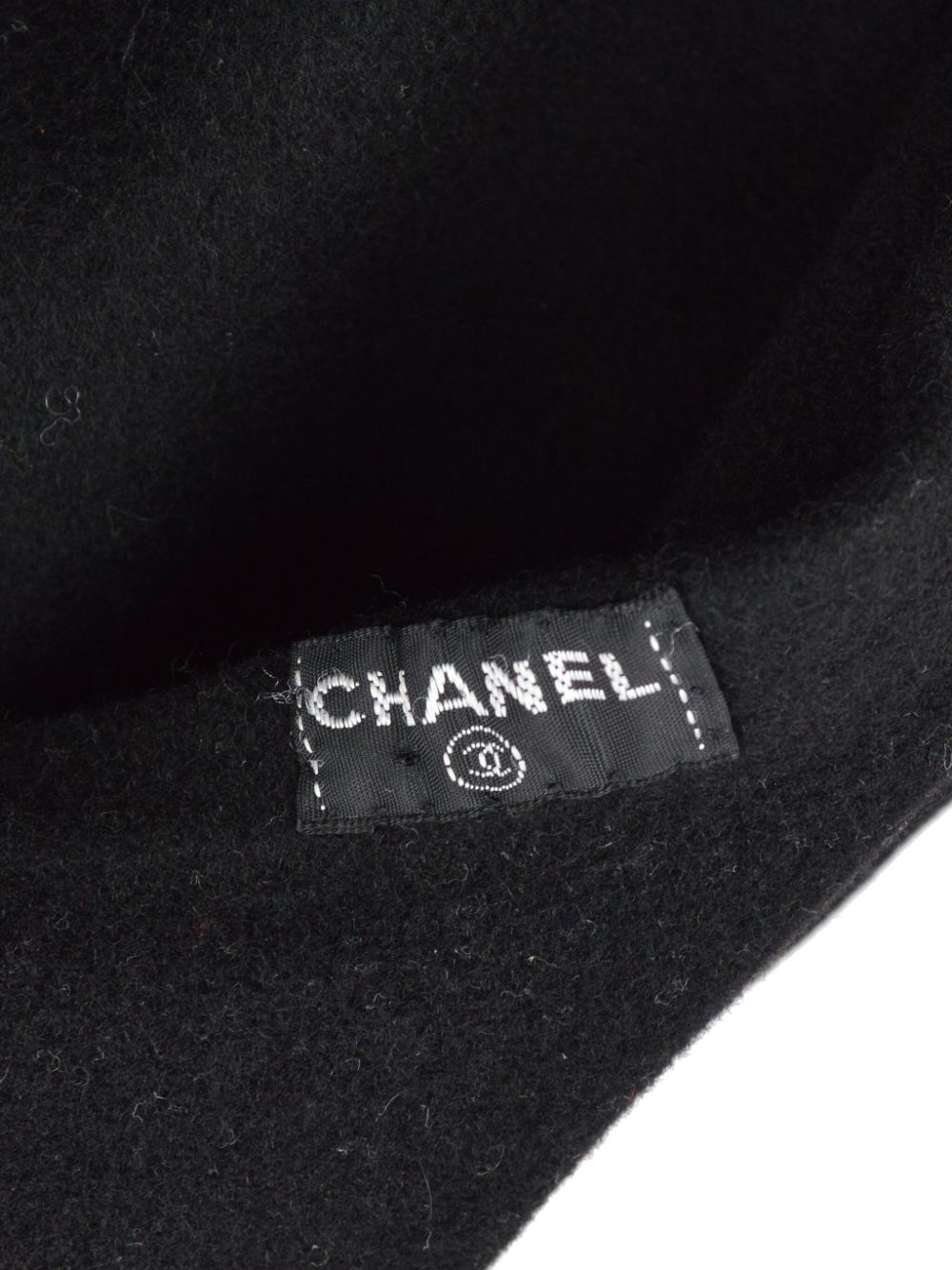 CHANEL 1990-2000s CC wool beret Women