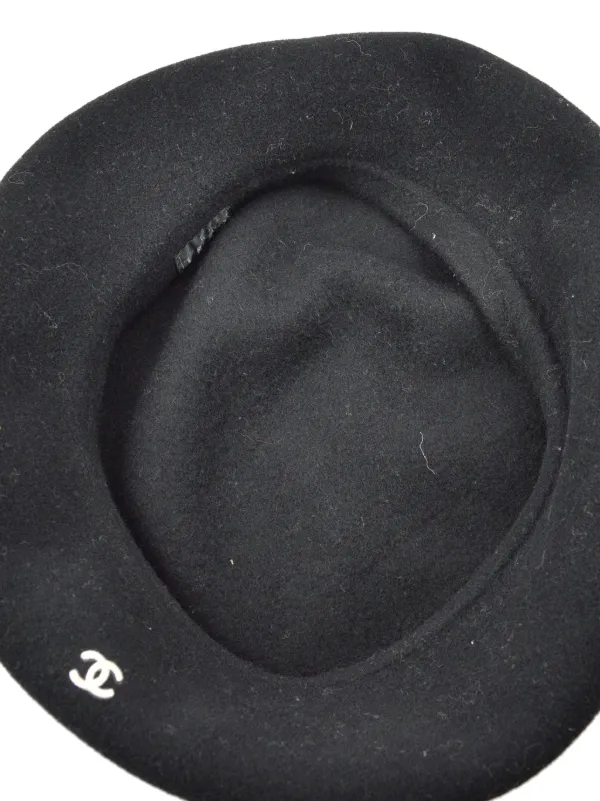 CHANEL Pre-Owned 1990-2000s ココマーク ベレー帽 | ブラック 