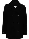 CHANEL Pre-Owned 2005 Sport line logo-buttons coat - Black