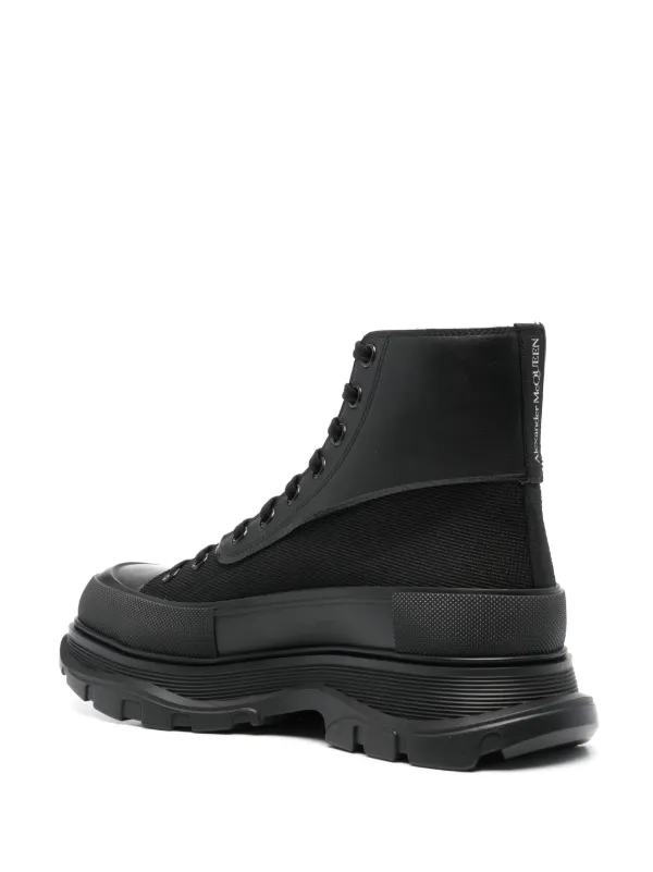Alexander McQueen Tread Slick Boots Black FARFETCH IN