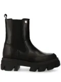 Barbour leather ankle boots - Black