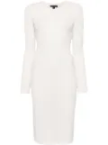 James Perse long-sleeve ribbed-knit midi dress - Neutrals