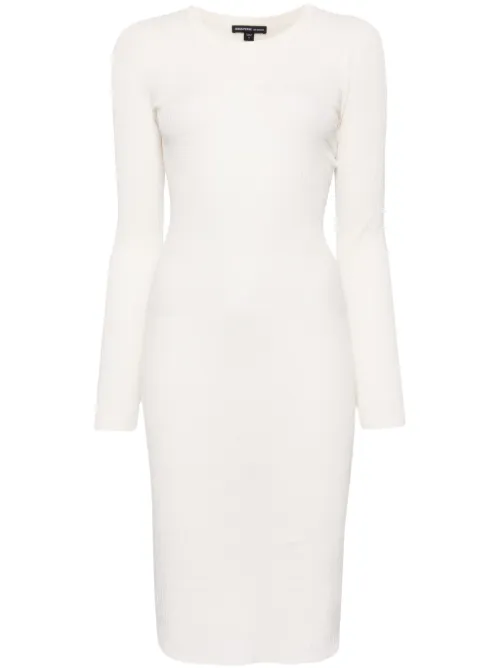 Robe nervurée à manches longues - James Perse - Modalova