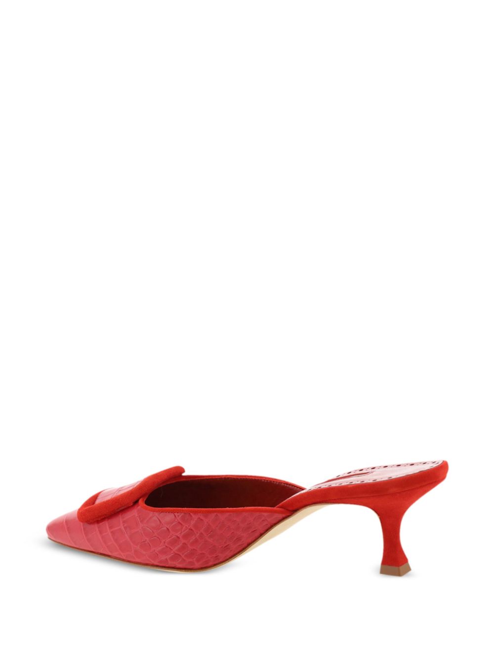 Manolo Blahnik Maysale muiltjes Rood