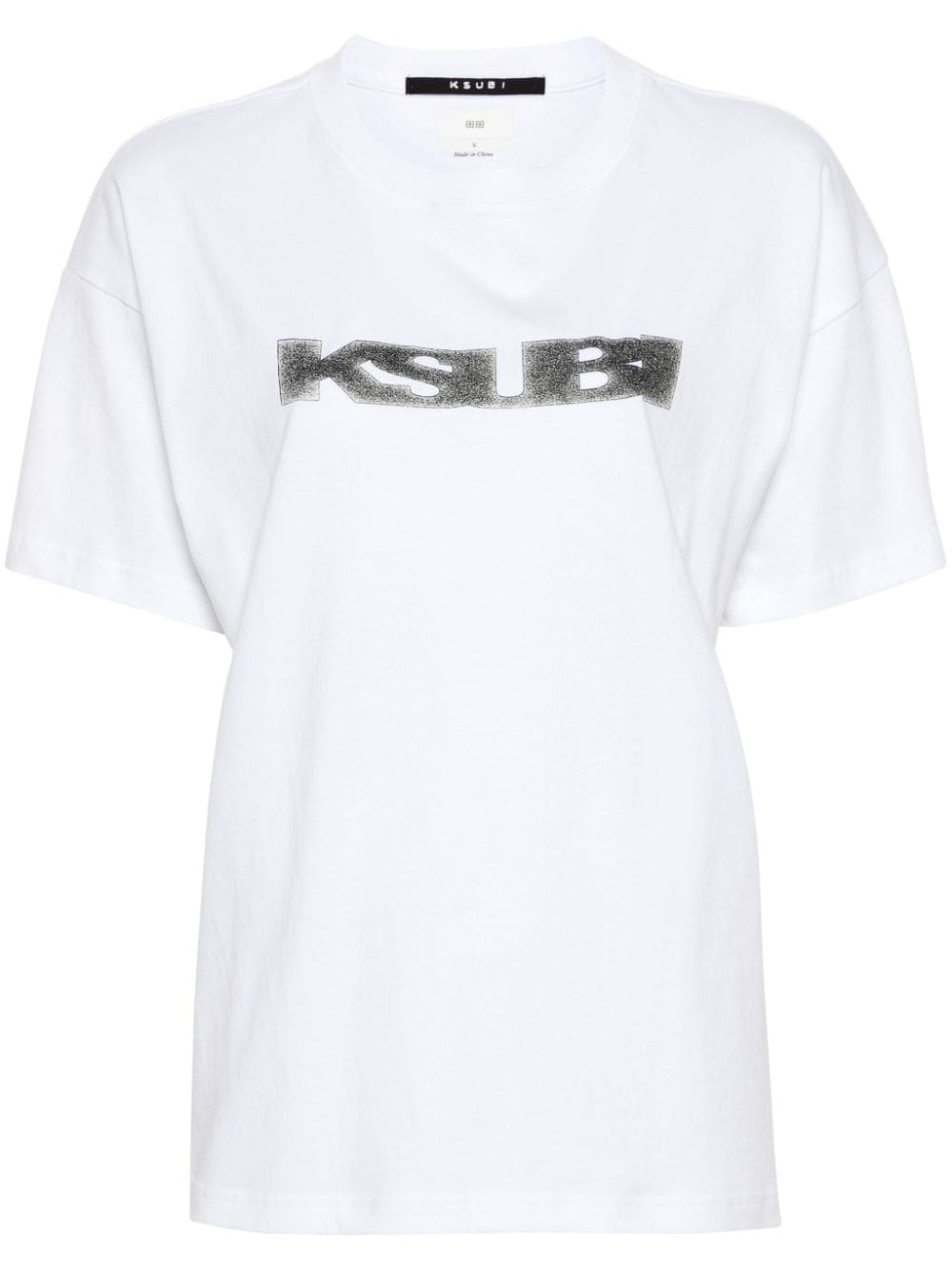 Ksubi Sott Static Oh G Cotton T-shirt In White