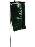 Ottolinger sequin-panels asymmetric skirt - Green