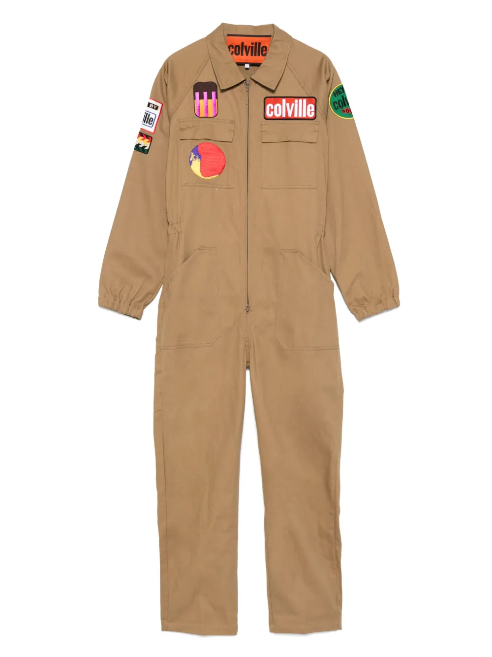 patch-details jumpsuit