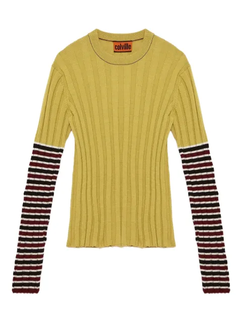 colville ribbed striped sweater